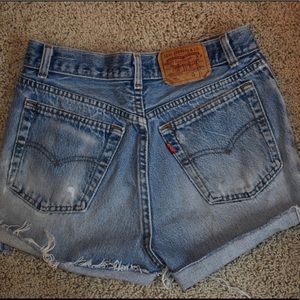 Levi’s Cutoff Denim Shorts